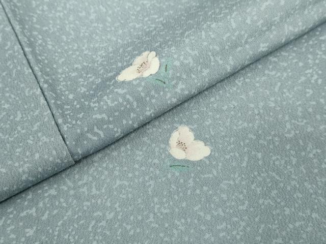 平和屋着物●洗える最高級着物　＜英＞はなぶさ謹製　小紋　舞花文　洗える着物　DABG2191ud