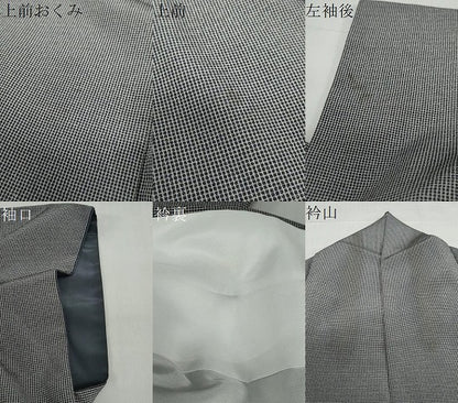 平和屋着物●洗える最高級着物　＜英＞はなぶさ謹製　江戸小紋　角通し　洗える着物　DABG2192ud