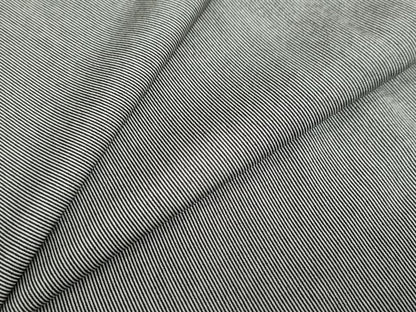 平和屋着物●江戸小紋　万筋　黒色×白色　正絹　逸品　未使用　DABG2201ud