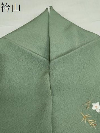 平和屋着物●上質な小紋　総刺繍　舞花文　正絹　逸品　DABG2202ud