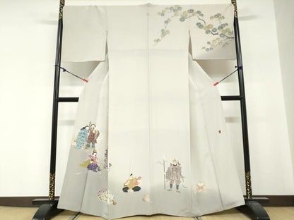 平和屋着物●糸目友禅作家　滝沢晃　訪問着　七福神　暈し染め　正絹　逸品　DABG2211ud