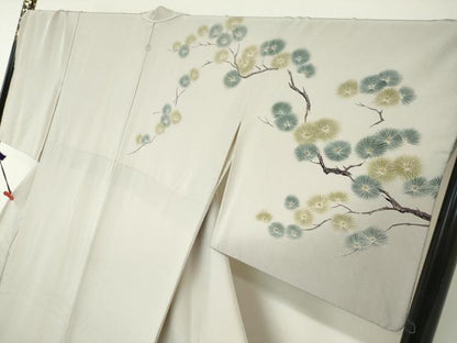 平和屋着物●糸目友禅作家　滝沢晃　訪問着　七福神　暈し染め　正絹　逸品　DABG2211ud