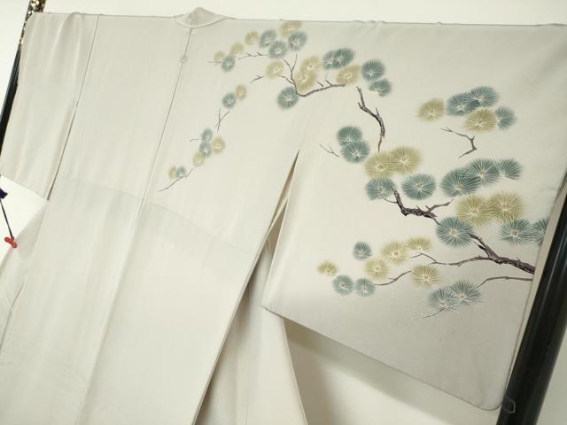 平和屋着物●糸目友禅作家　滝沢晃　訪問着　七福神　暈し染め　正絹　逸品　DABG2211ud