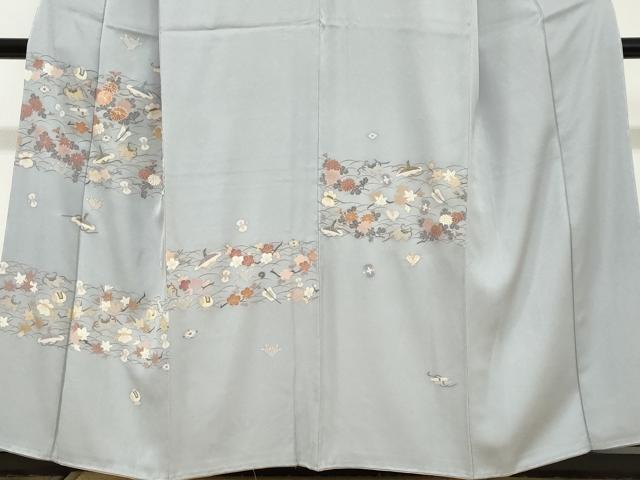平和屋着物●訪問着　駒刺繍　宝尽くし草花文　金彩　西武百貨店扱い　正絹　逸品　未使用　DABG2230ud