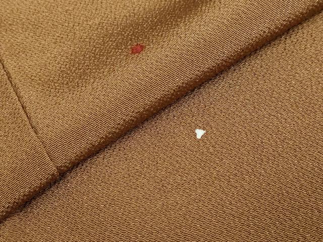 平和屋着物●上質な小紋　箔散らし文　鬼しぼ縮緬　正絹　逸品　DABG2234ud
