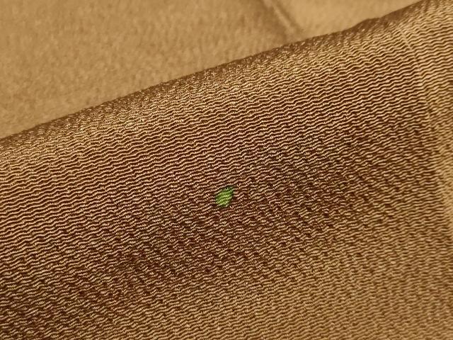 平和屋着物●上質な小紋　箔散らし文　鬼しぼ縮緬　正絹　逸品　DABG2234ud