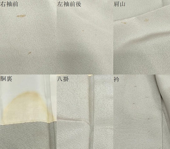 平和屋着物●豪華色留袖　友禅　作家物　飛鶴飾花文　正絹　逸品　DABG2238ud