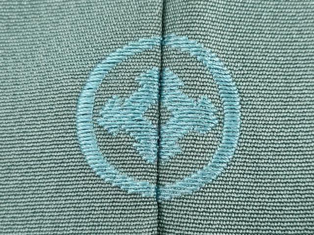 平和屋着物●訪問着　駒刺繍　吉祥花文　正絹　逸品　DABG2240ud