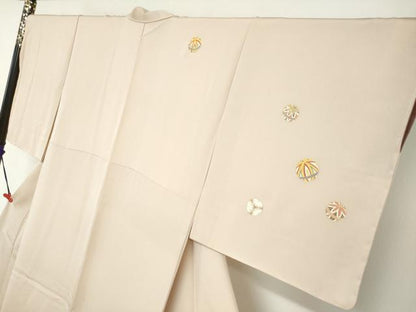 平和屋着物●訪問着　駒刺繍　手毬花文　金彩　ますいわ屋扱い　正絹　逸品　DABG2244ud