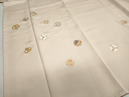 平和屋着物●訪問着　駒刺繍　手毬花文　金彩　ますいわ屋扱い　正絹　逸品　DABG2244ud