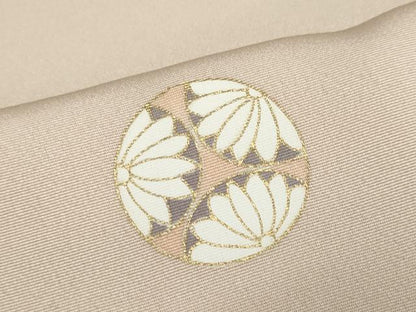 平和屋着物●訪問着　駒刺繍　手毬花文　金彩　ますいわ屋扱い　正絹　逸品　DABG2244ud