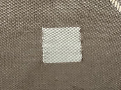 平和屋着物●上質な紬　刺繍　刺し子　草花菱文　無落款　正絹　逸品　未使用　DABG2247ud