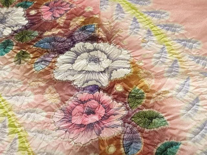 平和屋着物●豪華振袖　絞り　辻が花　暈し染め　銀通し地　正絹　逸品　DABG2275ud