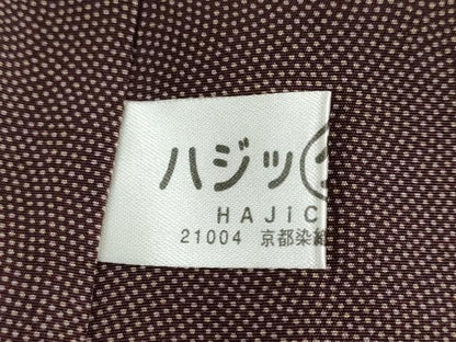 平和屋着物●伝統工芸師　服部光擴　江戸小紋　角通し　正絹　逸品　未使用　DABG2277ud