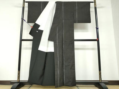 平和屋着物●本場縞大島紬　変わり縞　ほていや扱い　正絹　逸品　DABG2279ud