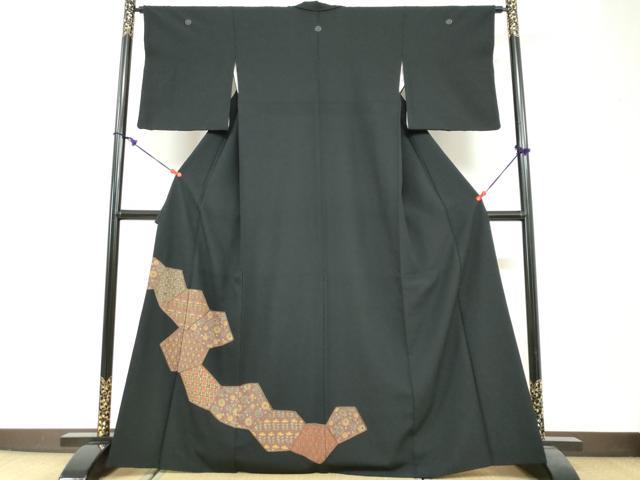 平和屋着物●洗える最高級着物　＜英＞はなぶさ謹製　色留袖　吉祥草花文　洗える着物　DABG2302ud