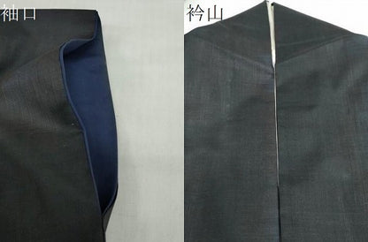 平和屋着物●本場大島紬　7マルキ　総絣　熨斗草花文　正絹　逸品　DABG2309ud