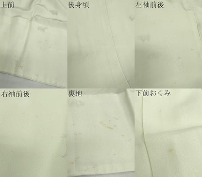 平和屋着物●長襦袢　無双仕立て　十二支　若芽色　正絹　逸品　DABG2320ud
