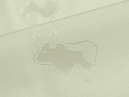 平和屋着物●長襦袢　無双仕立て　十二支　若芽色　正絹　逸品　DABG2320ud