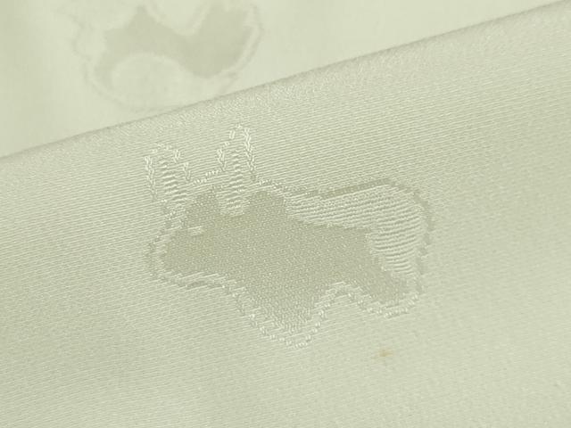 平和屋着物●長襦袢　無双仕立て　十二支　若芽色　正絹　逸品　DABG2320ud