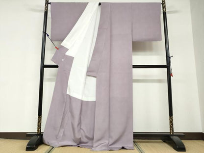 平和屋着物●伝統工芸師　服部光擴　江戸小紋　鮫小紋柄　ロング丈　正絹　逸品　DABG2342ud