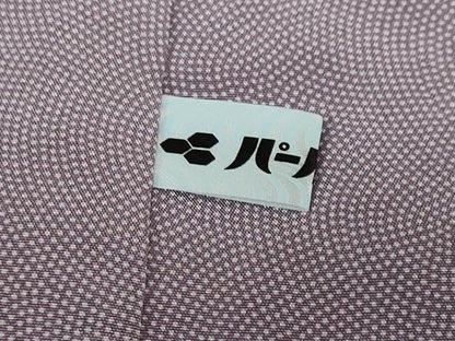 平和屋着物●伝統工芸師　服部光擴　江戸小紋　鮫小紋柄　ロング丈　正絹　逸品　DABG2342ud