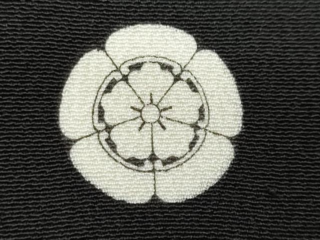 平和屋着物●染刺工芸　大羊居　東京友禅　黒留袖　駒刺繍　草花文　金彩　正絹　逸品　DABG2349ud