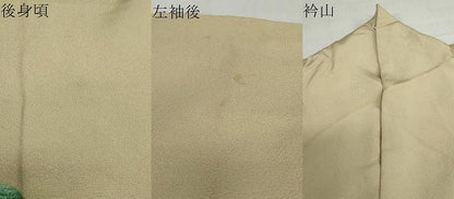 平和屋着物●訪問着　作家物　手描き　樹林風景文　暈し染め　金彩　正絹　逸品　DABG2352ud