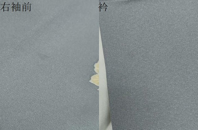 平和屋着物●創業460年・千總　訪問着　駒刺繍　流水草花籬文　金彩　高島屋扱い　正絹　逸品　未使用　DABG2365ud