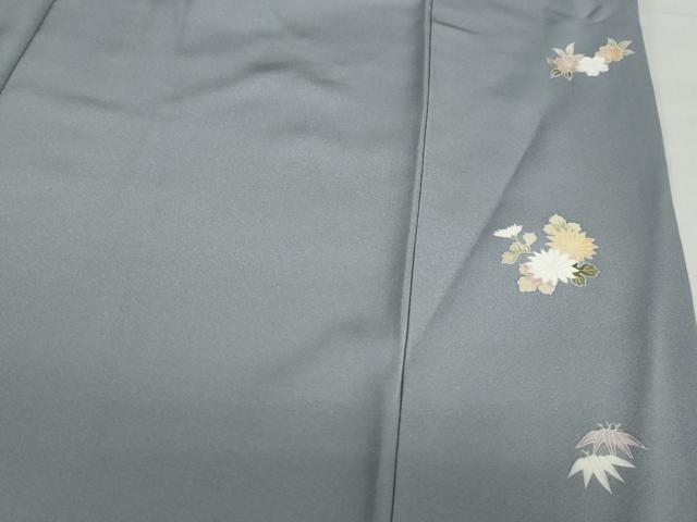 平和屋着物●創業460年・千總　訪問着　駒刺繍　流水草花籬文　金彩　高島屋扱い　正絹　逸品　未使用　DABG2365ud