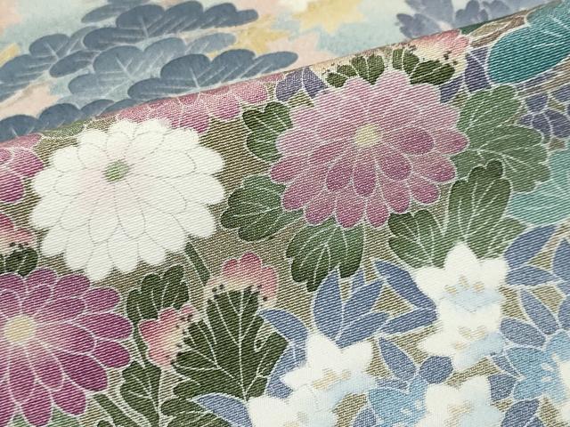 平和屋着物●豪華色留袖　友禅　作家物　風景浜松文　暈し染め　正絹　逸品　未使用　DABG2370ud