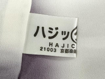 平和屋着物●江戸小紋　格子文　正絹　逸品　DABG2385ud