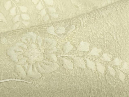 平和屋着物●無地絵羽訪問着　総刺繍　辻が花地紋　蒸栗色　正絹　逸品　未使用　DABG2405ud