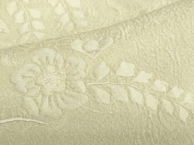 平和屋着物●無地絵羽訪問着　総刺繍　辻が花地紋　蒸栗色　正絹　逸品　未使用　DABG2405ud