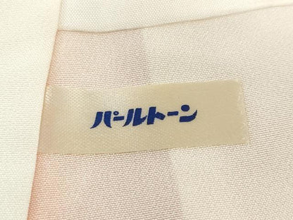 平和屋着物●上質な小紋　地紋起こし　枝花文　暈し染め　正絹　逸品　未使用　DABG2420ud