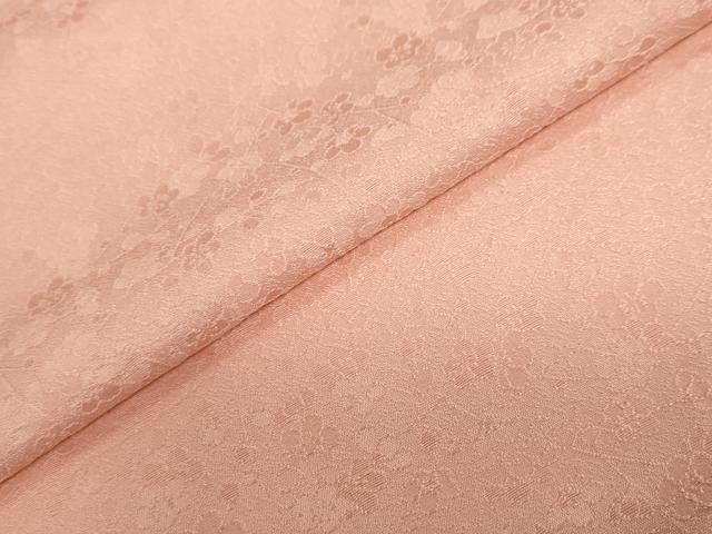 平和屋着物●上質な色無地　枝梅地紋　宍色　正絹　逸品　未使用　DABG2474ud