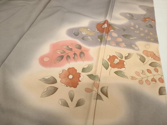 平和屋着物●訪問着　駒刺繍　辻が花　暈し染め　正絹　逸品　未使用　DABG2482ud