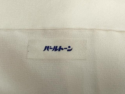 平和屋着物●上質な小紋　絞り　草花間道　正絹　逸品　DABG2486ud