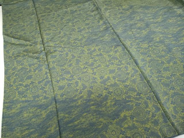 平和屋着物●人間国宝　南部芳松　突彫り 　江戸小紋　訪問着　吉祥草花文　正絹　逸品　DABG2493ud