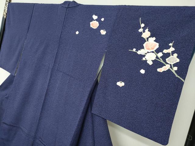 平和屋着物●訪問着　枝花文　暈し染め　金彩　正絹　逸品　DABG2496ud