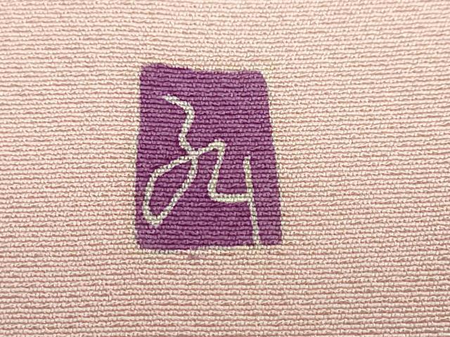 平和屋着物●本加賀友禅作家　志田弘子　訪問着　草花文　正絹　逸品　DABG2504ud