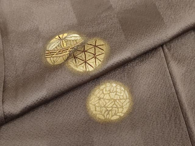 平和屋着物●訪問着　手毬文　金彩　まるやま扱い　正絹　逸品　未使用　DABG2505ud