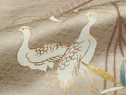 平和屋着物●豪華色留袖　流水風景花鳥文　暈し染め　金彩　正絹　逸品　DABG2510ud
