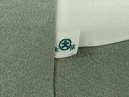 平和屋着物●中国三大刺繍　相良刺繍　訪問着　流水草花文　暈し染め　金彩　大丸扱い　正絹　逸品　DABG2515ud
