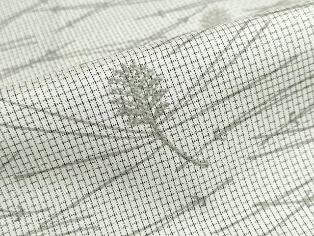 平和屋着物●二代目 川村久太郎　本場縞大島紬　訪問着　刺繍　源氏香　敷松葉文　やまと誂製　正絹　逸品　DABG2549ud