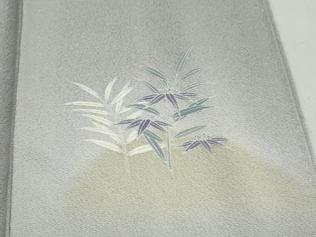 平和屋着物●訪問着　友禅　作家物　風景草花文　暈し染め　正絹　逸品　DABG2559ud
