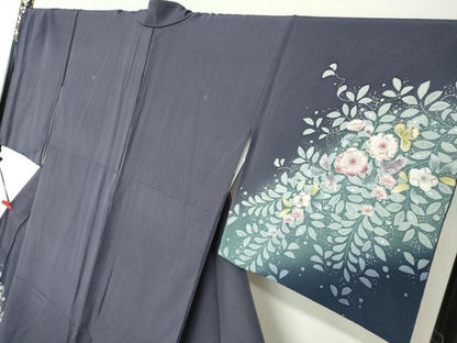平和屋着物●訪問着　絞り　辻が花　暈し染め　正絹　逸品　DABG2564ud