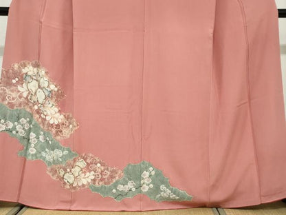 平和屋着物●訪問着　絞り　辻が花　正絹　逸品　DABG2572ud