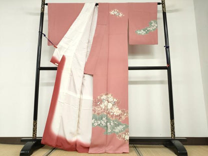 平和屋着物●訪問着　絞り　辻が花　正絹　逸品　DABG2572ud