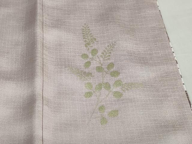 平和屋着物●訪問着　作家物　枝葉文　暈し染め　金彩　正絹　逸品　未使用　DABG2582ud